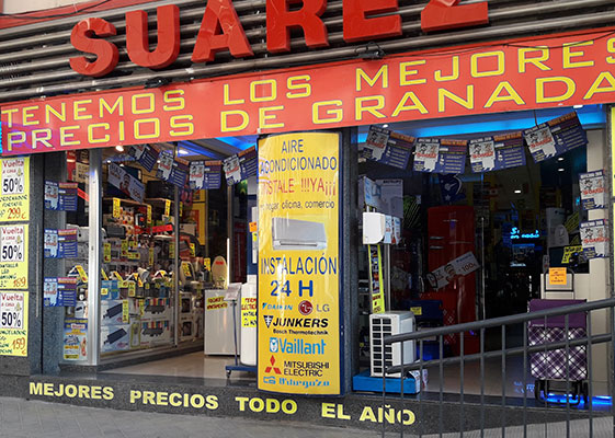 paleta caravana Enumerar Nuestras Tiendas - Almacen | Electrodomésticos Suárez S.A. |  Electrodomésticos Granada